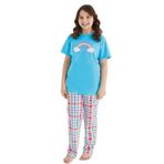 Aydoğan Kız Çocuk Rainbow İkili Pijama Takımı 15 Yaş Turkuaz