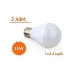 Aydogan's 12W Enerji Tasarruflu LED Ampul ( 3 Adet ) - Amber