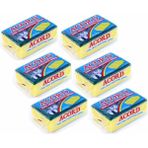 Aydogan's 6 Adet Jumbo Boy Endüstriyel Çok Amaçlı Bulaşık Süngeri 13X8X4 cm - Renkli