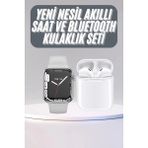 Aydogan's Akıllı Saat Kulaklık Hediyeli Uyku ve Sağlık Takibi Yapabilen Uzun Ömürlü - Standart - Renkli