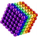 Aydogan's Boncuk Mıknatıs 216 Adet 5mm Mıknatıslı LEGO Magnet Neo Cube Gümüş Neo Karışık