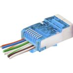 Aydogan's CAT6E Ez RJ45 Metal Konnektör 100 Adet Plastik Kutu - Mavi ND2420