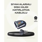 Aydogan's Çift Modlu 110DB Alarmlı Disk Kilidi Suya Dayanıklı