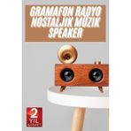 Aydogan's Gramafon Nostaljik Radyo Yüksek Ses Kalitesi USB Tf Kart Aux