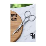 Aydogan's Ice Tempered Kobalt Çelik 702 Bıyık Makası - Bıyık Sakal Düzeltme Makası Kuaför Makası 13.