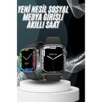 Aydogan's Yeni Model Akıllı Saat Dokunmatik Ekran Unisex Amoled Ekran 44 mm - Standart - Renkli