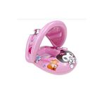 aydogdushopping Figürlü gölgelikli bebek botu bebek simidi güneşten koruyucu simit 0-3 yaş PEMBE