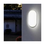 Aydos 20W Oval Beyaz LED Nemliyer Armatür – IP65 Su Geçirmez Tavan/duvar Lambası, 6500K Beyaz I - Çok Renkli