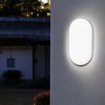Aydos 20W Oval Beyaz LED Nemliyer Armatür – IP65 Su Geçirmez Tavan/Duvar Lambası, 6500K Beyaz Işık, 2000 Lümen, 27x16.7 cm, İç ve Dış Mekan Kullanıma Uygun, Banyo Balkon Bahçe Aydınlatması
