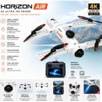 Ayers Horizon Air Hd Kameralı Drone | Ekranlı Kumandalı, Engel Algılamalı, Katlanabilir Mini Dron - Beyaz