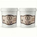 Ayes Gıda 2'li Dev Fırsat Paketi: 2 x 1 kg Doğal Fıstık Ezmesi (Toplam 2 Kg) - Şeker Ilavesiz
