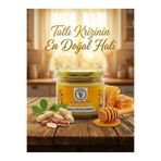 ayes gıda Ballı Fıstık Ezmesi 300 g - %100 Doğal Çiçek Ballı - Şeker İlavesiz