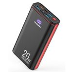 Ayeway Pil Paketi USB C Taşınabilir Şarj Cihazı PD 20W Hızlı Şarj 26800mAh 5 Bağlantı Noktalı Çıkışlı Güç Bankası, iPhone 13,14, 15, MacBook,Samsung Galaxy, Gamepads, Seyahat vb. için Harici Pil