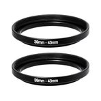 Ayex 39mm – 43mm Step-Up Ring Adaptör – 39mm Lens için 43mm Filtre Dönüştürücü Halka (UV, CPL, ND Filtre Uyumlu)