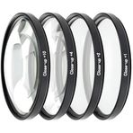 Ayex 77mm Close-Up Filtre Seti, +1, +2, +4 ve +10 diopter değerlerinde dört optik cam filtreden oluşur. Makro lens kullanmadan yakın çekim yapmanızı sağlar. Tüm 77mm filtre dişli objektiflerle uyumlud