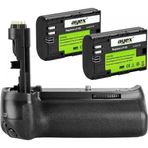 Ayex Canon 70D 80D 90D Için Ax-70D Battery Grip 2 Ad. Lp-E6N Batarya
