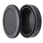 Ayex Canon R Serisi Uyumlu Gövde Kapağı + RF Lens Arka Kapak Seti – EOS R, R5, R6, R7, R10, RP, R8 Uyumlu – Lens ve Sensör Koruma Kapağı