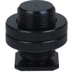 Ayex Flaş Kızağı ve 1/4 Inç Tripod Monopd İçin 5/8 Inç Mikrofon Adaptörü