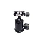 Ayex KH-02 Ball Head Tripod Kafa, 360° Pan Tilt, 10kg Taşıma Kapasiteli, 1/4" Vida Uyumlu, Hızlı Bağlantı Plakalı Metal Kamera Kafası