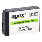 Ayex Lp-e17 Canon EOS Rp/r100/r50/r8/77d/750d/760d/800d/850d/m3/m5/m6 Mark II Uyumlu Kamera Bataryası