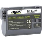 Ayex Nikon D7200, D7100, D7000, D800, D810, D600, D610 İçin En-El15 Batarya