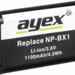 Ayex Np-Bx1 Batarya Rx100 Rx1 Hx300 Wx300 Hdr-As15