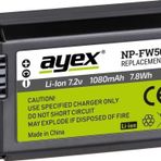Ayex Sony Nex7 Nex6 Nex5 Nex3 A33 A55 İçin Np-Fw50 Batarya
