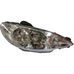 Ayfar 2002 - 2009 Peugeot 206 Hb Far Lambası Sağ Elektrikli - Motorsuz (Şeffaf Camlı) H7 - H7 (Ayfar) (Oem NO:087276)