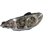 Ayfar 2007 - 2011 Peugeot 206 Sd Far Lambası Sol Elektrikli - Motorsuz (Şeffaf Camlı) H7 - H7 (Ayfar) (Oem NO:087275)