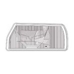 Ayfar Far Camı Skoda Favorıt/formen Sol