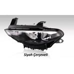 Ayfar Far Motorlu Sol Fıat Egea Siyah Çerçeveli