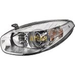Ayfar Far Sağ [ Motorlu Renault Fluence 2013- Mercekli Krom Çerçeveli ]