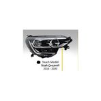 AYFAR Megane 4 Sol Ön Far Lambası Touch Model Motorlu Tip Siyah Çerçeveli 260601571r Rm