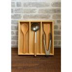ayfiwood 30x35 Cm Ahşap Kaşıklık Çekmece İçi Kepçe Maşa Ve Servis Gereçleri Düzenleyici Organizer