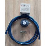 Aygaz Altıboğa Metal Şişman Tüp Dedantörü Ipragaz Milangaz Uyumlu +2m (8mm) HORTUM+2AD Kelepçe