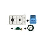 Aygaz Çetintaş 202t 2 Li Tüplü Ocak + Aygaz Mini Karavan Tüpü + Aygaz Vanalı Dedantör + 1.5 Metre Hortum