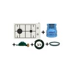 Aygaz Çetintaş Tüplü Ocak + Aygaz Mini Karavan Tüpü + Aygaz Vanalı Dedantör + 1.5 mt Hortum + Mini Altlık