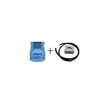Aygaz Mini Karavan Tüpü + Vanalı Dedantör + 1.5 Metre Hortum (2 Kelepçe Dahil)