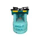 Aygaz Mini Ocak Yeşil Yeni- Barbekü Uyumlu Çakmaksız + Mini Tüp