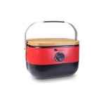 Aygaz Portatif Sahara Kırmızı Mini Barbekü - Siyah