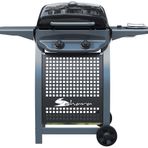 Aygaz Sahara x150 Klasik Barbekü, LPG'li Barbekü Mangal Ayaklı, 7.45 kW Isı Gücü, Entegre Termometre, Çelik Brülör, Yan Tepsi, Gri