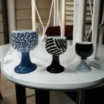 Aygen Creative Art Handmade Dekoratif Çini Mum 3lü Takım Hediyelik Kadeh Tasarım Zebra Desen Çini Mum - HANDMADE DEKORATİF ÇİNİ MUM 3 LÜ TAKIM HEDİYELİK KADEH TASARIM ZEBRA DESEN