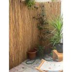 AYGHOME 120 Cm x 5 Metre Kamış Hasır Balkon Çiti Bahçe Çiti Dekorasyon Gölgelik