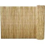 AYGHOME 2 Metre x 3 Metre Hasır Kamış Gölgelik Bahçe Çiti Balkon Çiti Bambu Çit Dekarosyon
