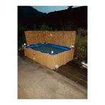 AYGHOME 80 Cm X 6 Metre Kamış Hasır Bahçe Çiti Balkon Çiti Bambu Çit Gölgelik Dekorasyon