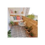 AYGHOME 80 Cm X 6,50 Metre Kamış Hasır Bahçe Çiti Gölgelik Balkon Çiti Dekorasyon