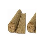 AYGHOME 90 Cm X 4,50 Metre Doğal Bambu Çit Kamış Hasır Balkon Çiti Bahçe Çiti Gölgelik Hasır Çit Dekorasyon