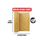 AYGHOME Doğal Kamış Hasır Çit 70 Cm x 4,50 Metre - Balkon ve Bahçe Kapatma Paneli