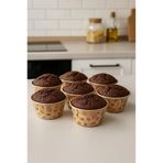 AYGÖREN HOME Desenli Muffin Kek Kalıbı 12 Adet 50x39
