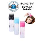 AYGÖREN HOME Taraklı Saç Boyama Şişesi Saç Bakım Yağı Uygulama Tarağı Saç Dip Boyası Uygulama Şişesi